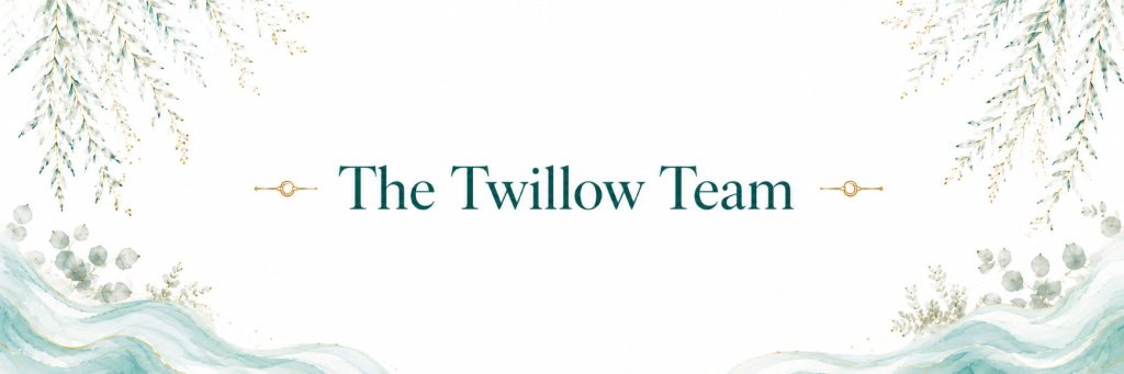 The Twillow Team banner for Twillow Lifestyle Community and Academy teachers, healers, practitioners, and facilitators.