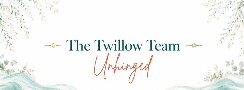 The Twillow Team Unhinged banner for the creative and playful side of the Twillow Lifestyle team.