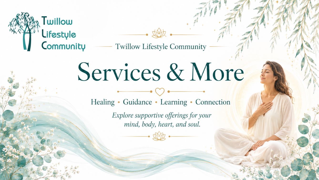 Twillow Lifestyle Community Services and More—healing, guidance, learning, and connection.